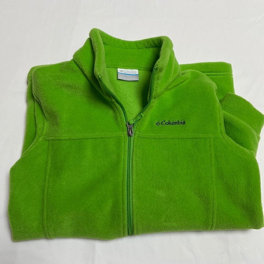 Columbia Lime Green Fleece Jacket